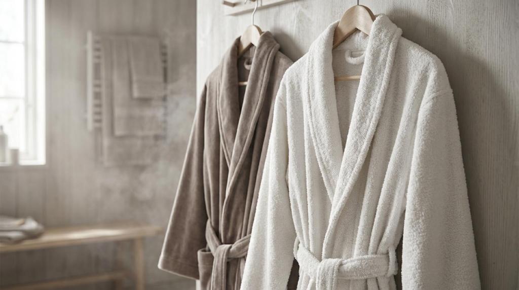 Bademantel-Ratgeber: Frottee, Velours oder Satin – welcher ist der richtige?