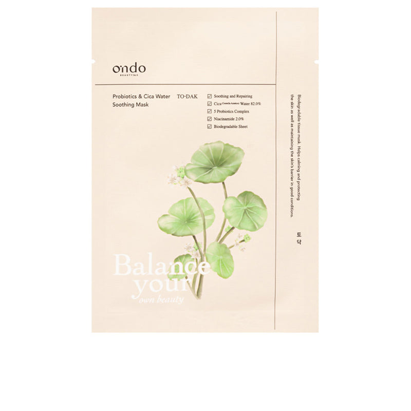 Ondo Beauty 36.5 - Probiotics & Cica Water soothing mask 25 ml