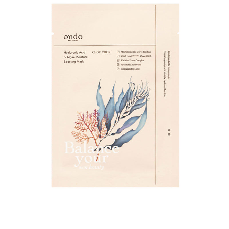 Ondo Beauty 36.5 - Hyaluronic Acid & Algae Moisture boosting mask 25 ml