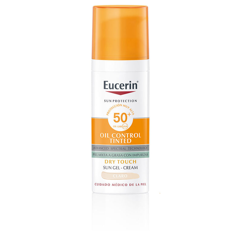 Eucerin - Sun Protection oil control dry touch gel-cream color Spf50+ #light 50 ml
