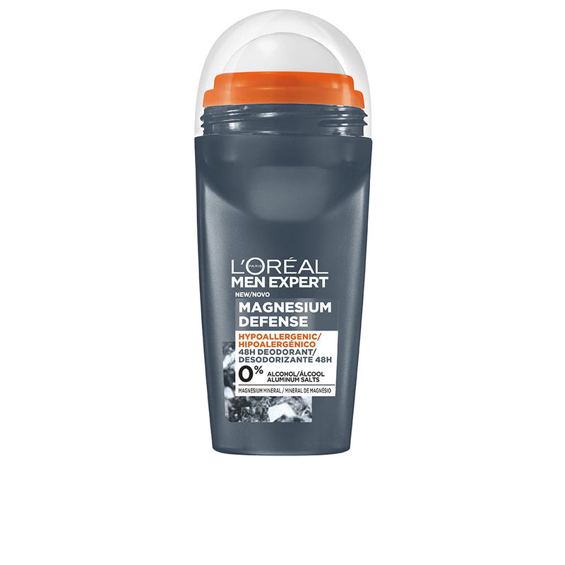 L'oréal Paris - Men Expert Magnesium Defense 0% alcohol deodorant 48h roll-on 50 ml