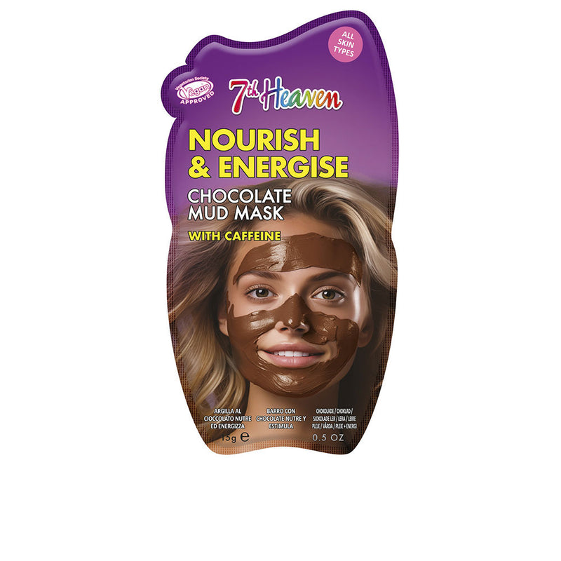 7Th Heaven - Nourish & Energise chocolate mud mask with caffeine 15 gr