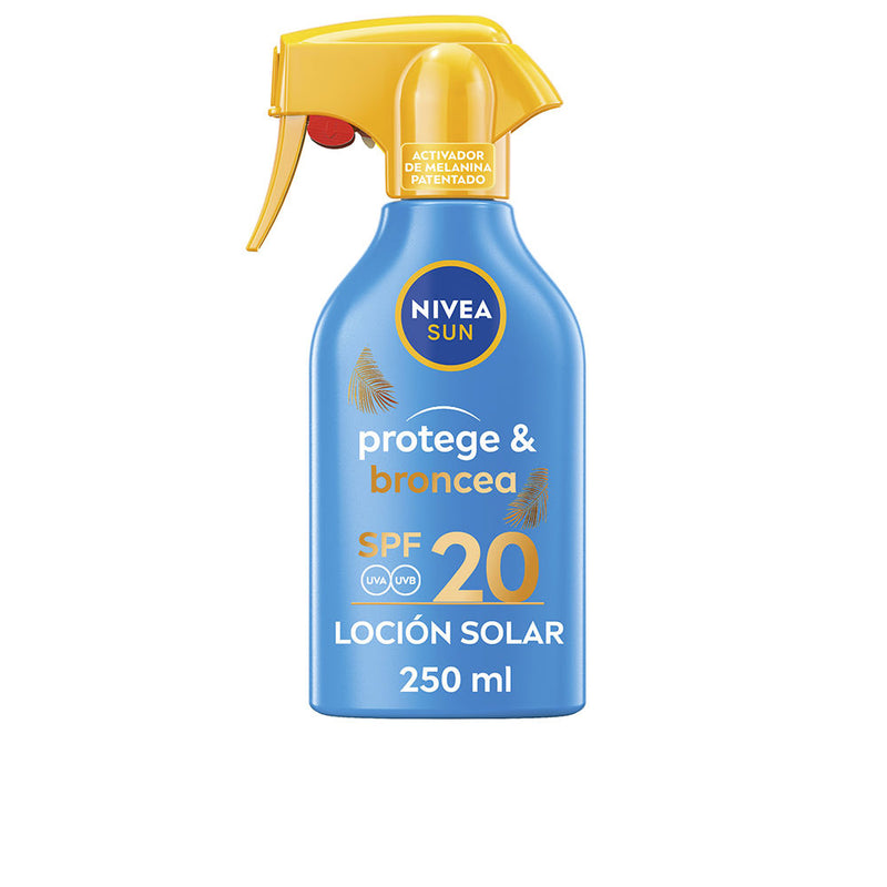 Nivea - Sun Protects & Bronze sun lotion spray Spf20 250 ml