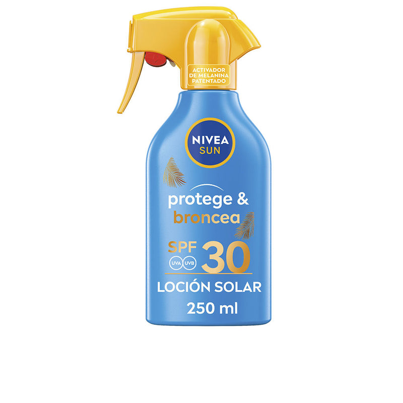 Nivea - Sun Protects & Bronze sun lotion spray Spf30 250 ml
