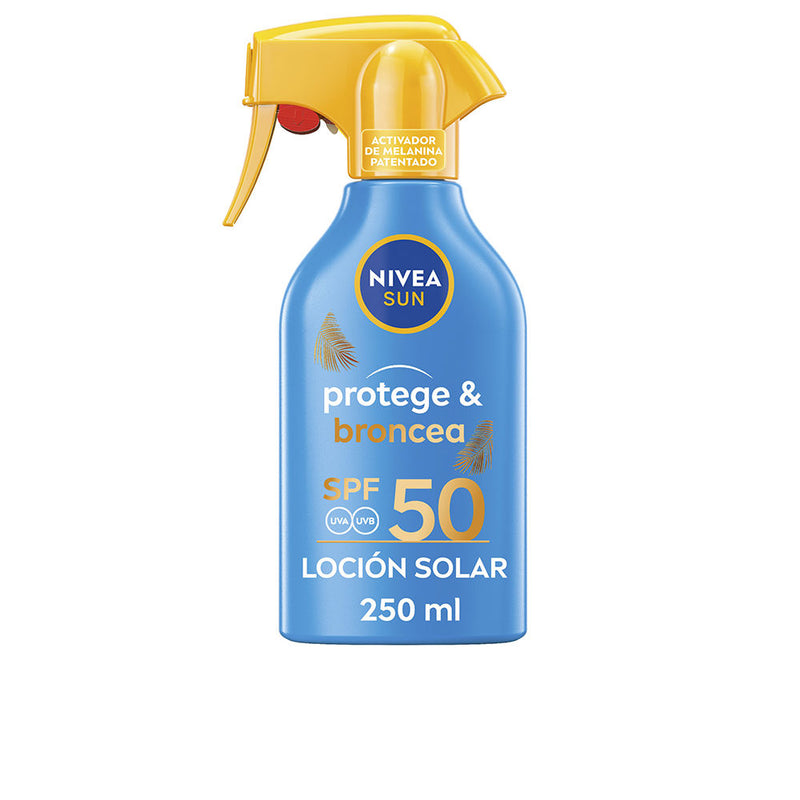 Nivea - Sun Protects & Bronze sun lotion spray Spf50 250 ml