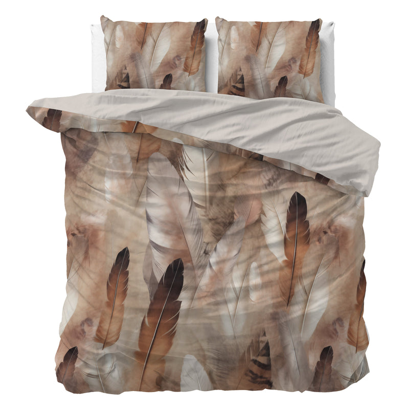 Set copripiumino Feathura Taupe