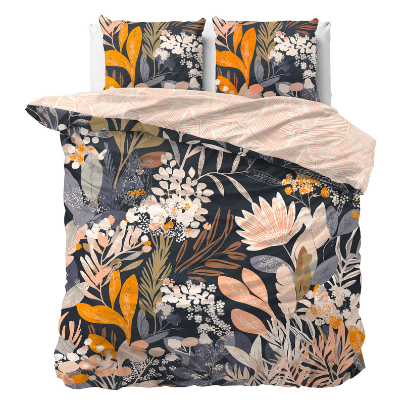 Duvet Cover Set Mystical Garden Black