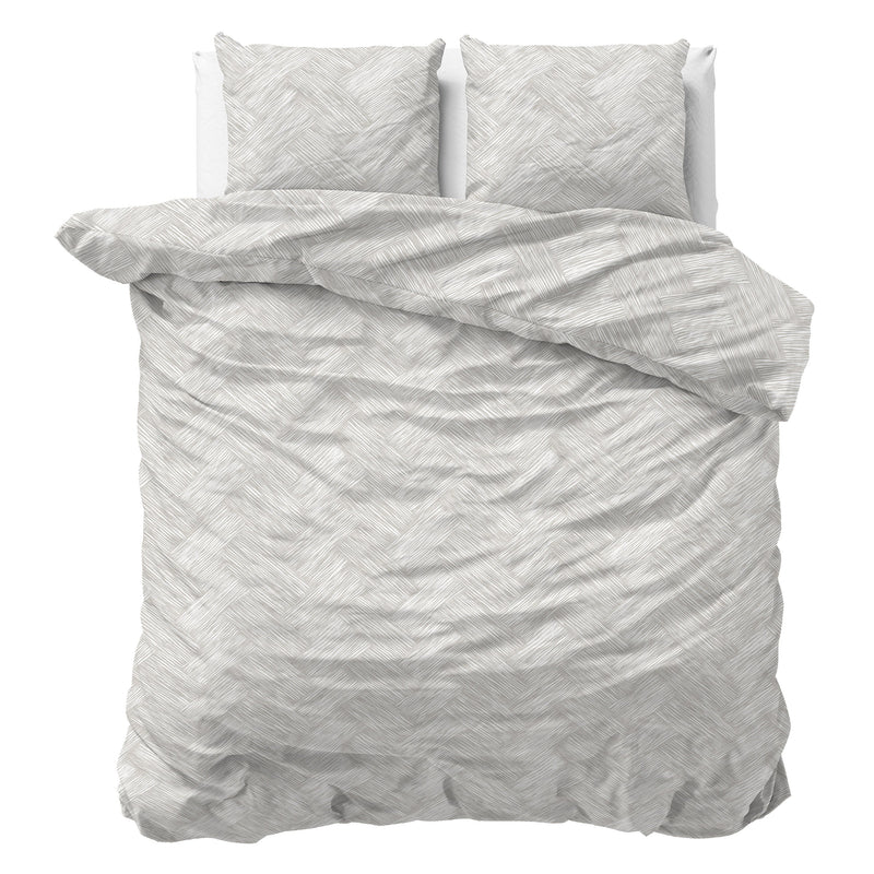 Bettwäsche-Set Rattan Silber Grau