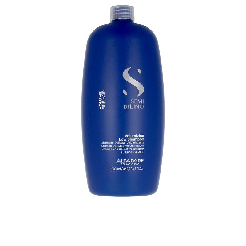 Alfaparf Milano Semi di lino volume hienoille hiuksille tuuheuttava low shampoo 1000 ml | Vuodevaatteet.fi