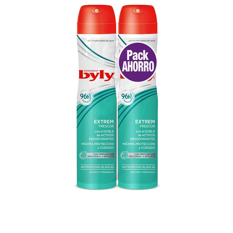 Byly Extrem frescor 96h deo suihkesetti 2 x 200 ml | Vuodevaatteet.fi