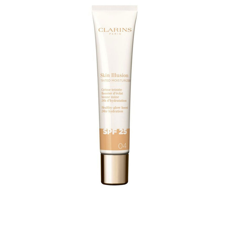 Clarins Skin Illusion Tinted Moisturizer Anti-Aging Tinted Glow Treatment Spf 25 #04 40 Ml | Vuodevaatteet.fi