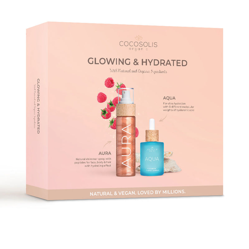 Cocosolis Glowing & Hydrated Case 2 Pcs | Vuodevaatteet.fi