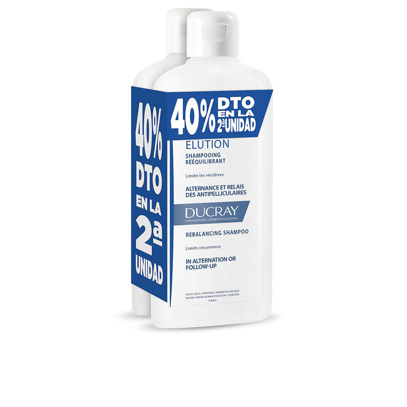 Ducray Elucion Rebalancing Anti-Dandruff Shampoo Duo 2 X 400 Ml | Vuodevaatteet.fi