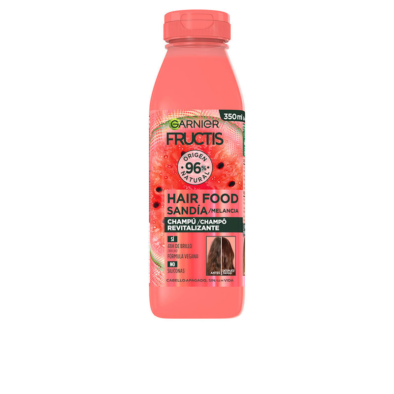 Garnier Fructis hair food vesimeloni elvyttävä shampoo 350 ml | Vuodevaatteet.fi