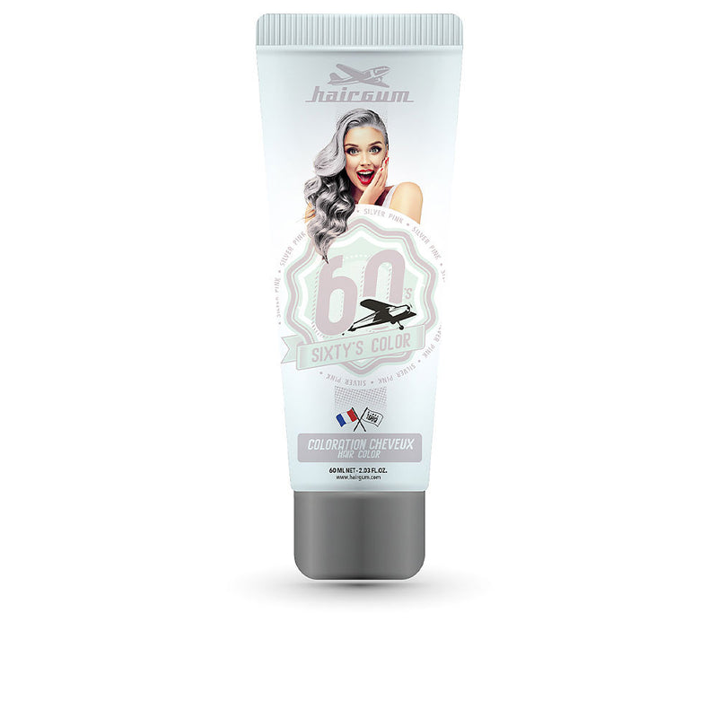 Hairgum Sixty's color hiustenväri #silver pink | Vuodevaatteet.fi