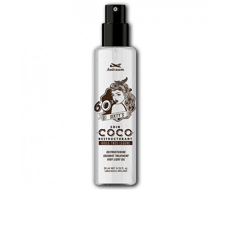 Hairgum Sixty's recovery kookosöljy 50 ml. | Vuodevaatteet.fi