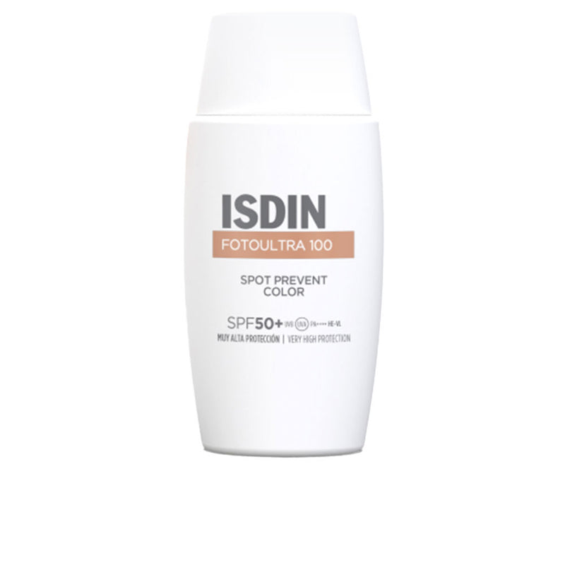 Isdin Foto Ultra 100 Tinted Facial Sunscreen Prevents Sun Spots Spf50+ 50 Ml | Vuodevaatteet.fi