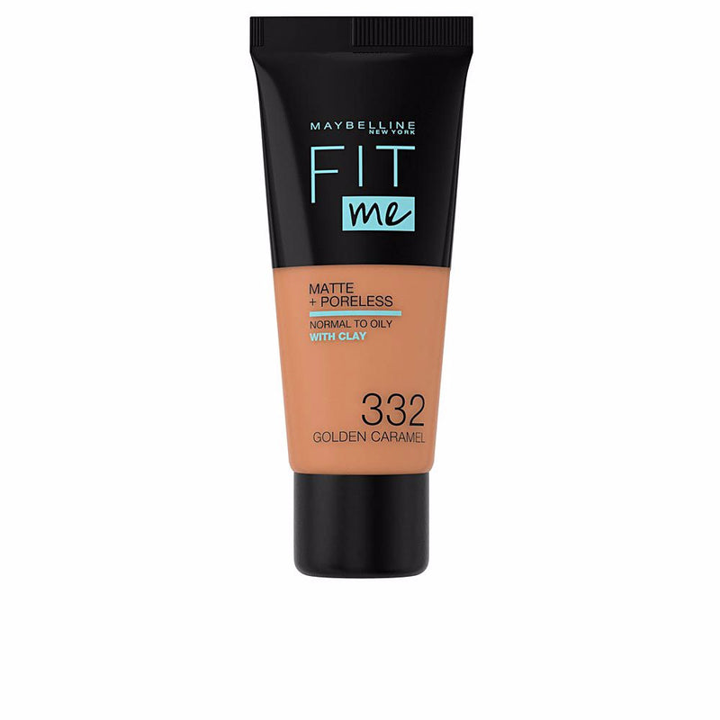 Maybelline Fit me matte+poreless meikkivoide #332-golden | Vuodevaatteet.fi