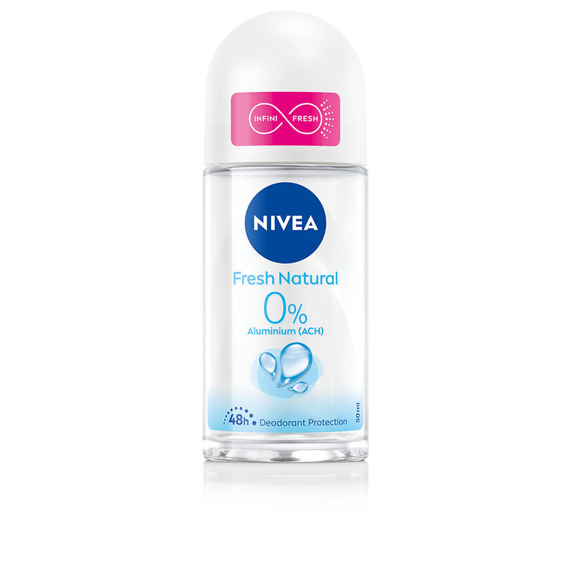 Nivea Fresh Natural Deo Roll-On 50 Ml | Vuodevaatteet.fi