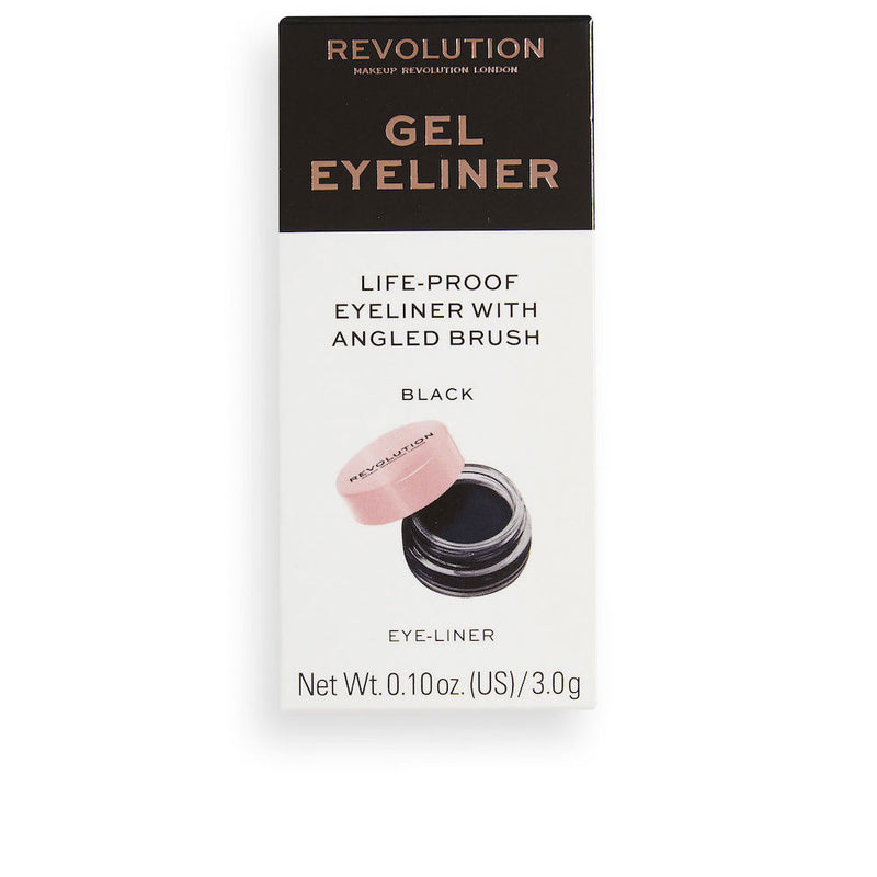 Revolution Make Up Gel eyeliner life-proof #black 3 g | Vuodevaatteet.fi