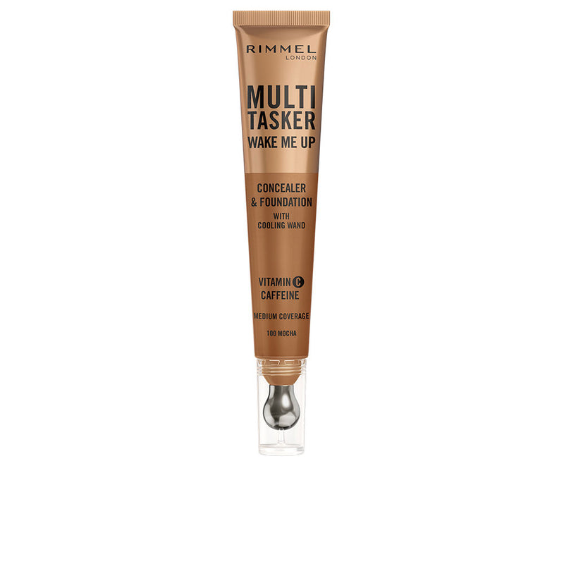 Rimmel London Multitasker Wake Me Up Concealer And Foundation #Mocha 20 Ml | Vuodevaatteet.fi