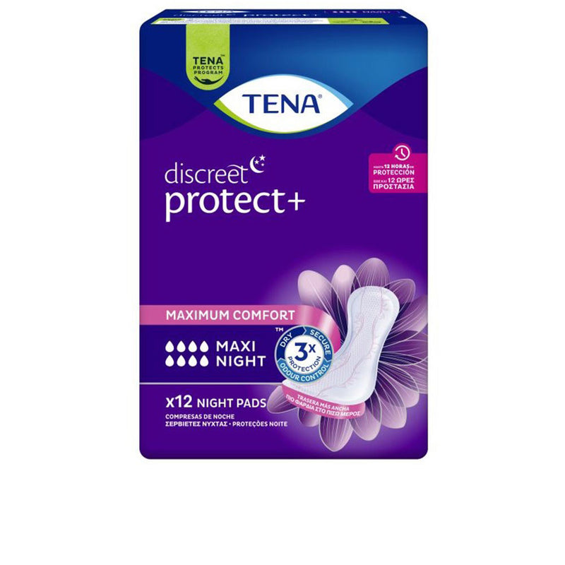Tena Lady Discreet inkontinenssiside maxi yö 12 kpl | Vuodevaatteet.fi