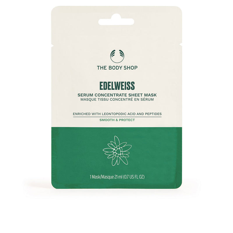 The Body Shop Edelweiss seerumitiiviste-kangasnaamio 1 kpl | Vuodevaatteet.fi