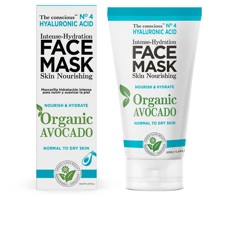 The Conscious Hyaluronic acid intensiivisesti kosteuttava kasvonaamio luomuavokado 50 ml | Vuodevaatteet.fi