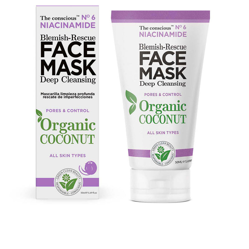 The Conscious Niacinamide vikafix kasvonaamio luomukookos 50 ml | Vuodevaatteet.fi