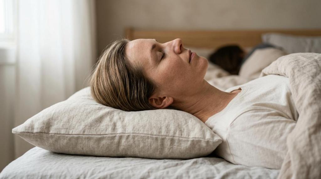 Kissenhöhe und Schlafposition: So vermeiden Sie Nacken- und Schulterschmerzen