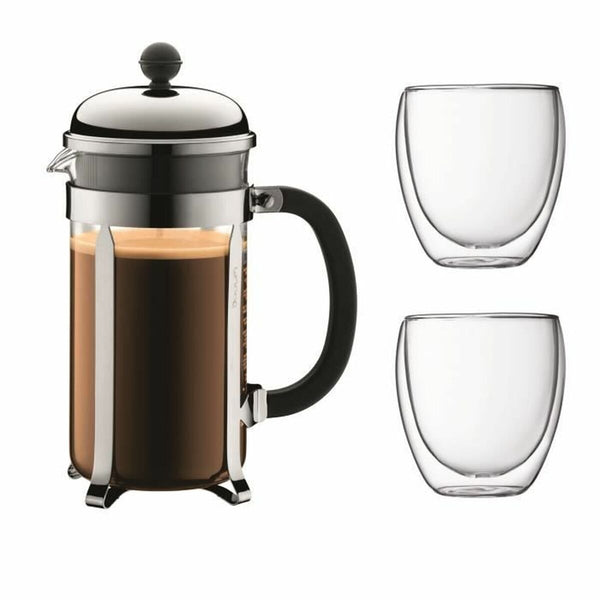 Bodum Harmaa Pressopannu Männällä 1 L
