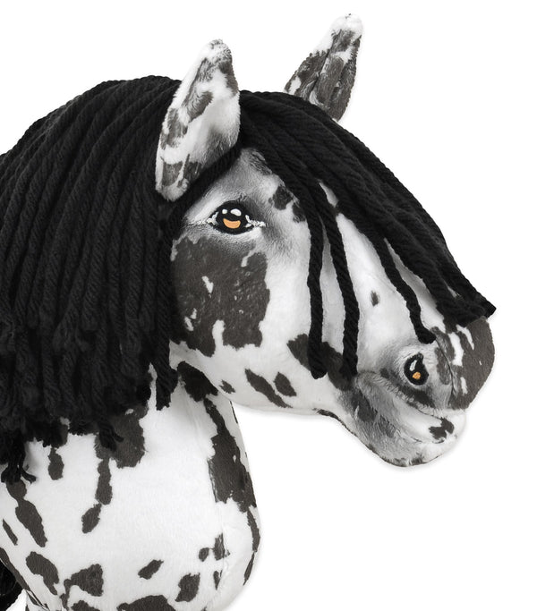 Super Hobby Horse - Super Hobby Horse Premium keppihevonen - leopardi mustalla harjalla A4