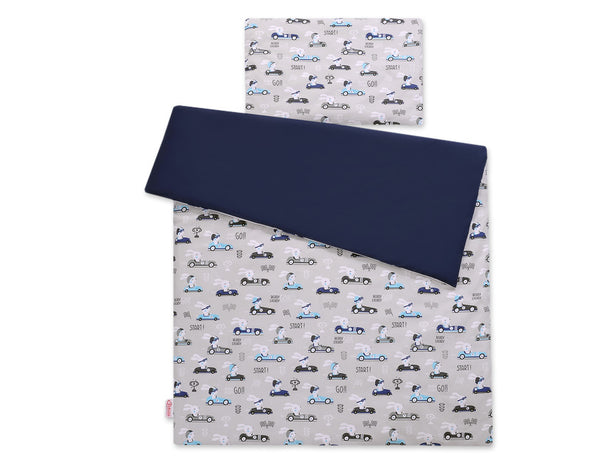 Bettwäsche-Set für Babys - 135x100cm - Gray Rabbits