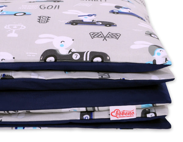 Bettwäsche-Set für Babys - 135x100cm - Gray Rabbits