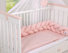 Bettumrandung geflochten – Pastell – Rosa