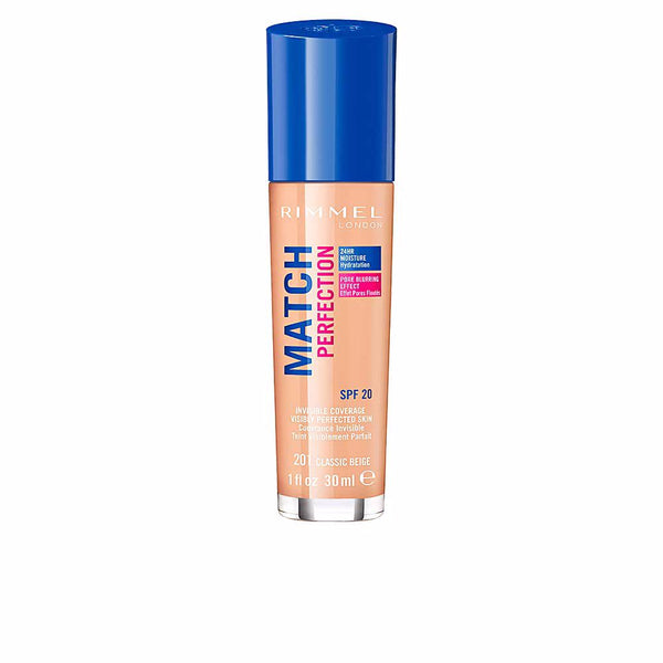 Rimmel London - Match Perfection foundation #201-classic beige 30 ml
