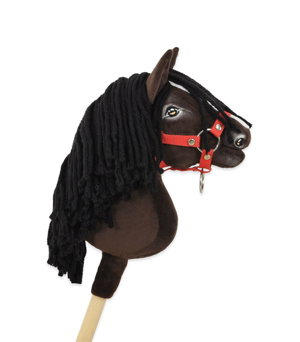 Super Hobby Horse - Super Hobby Horse Premium keppihevonen tummanruunikko hevonen A4