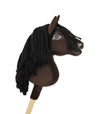 Super Hobby Horse - Super Hobby Horse Premium keppihevonen tummanruunikko hevonen A4