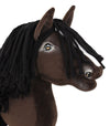 Super Hobby Horse - Super Hobby Horse Premium keppihevonen tummanruunikko hevonen A4