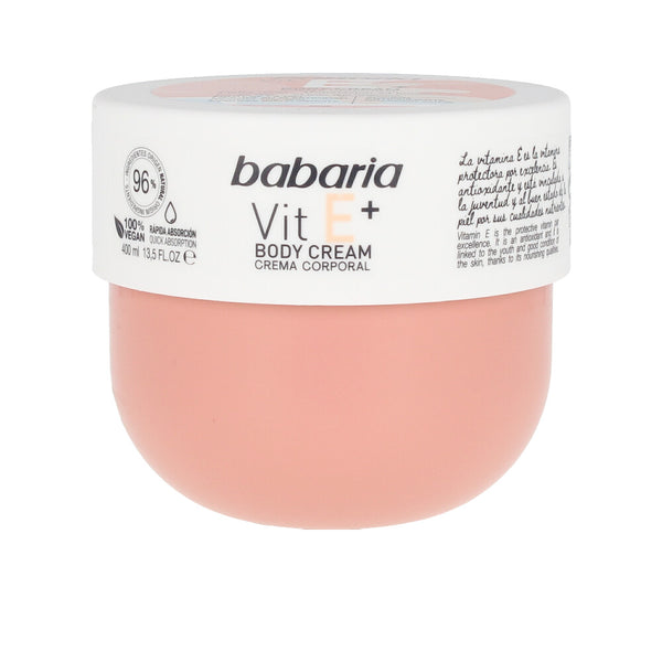 Babaria - Vitamin E+ body cream 100% vegan 400 ml