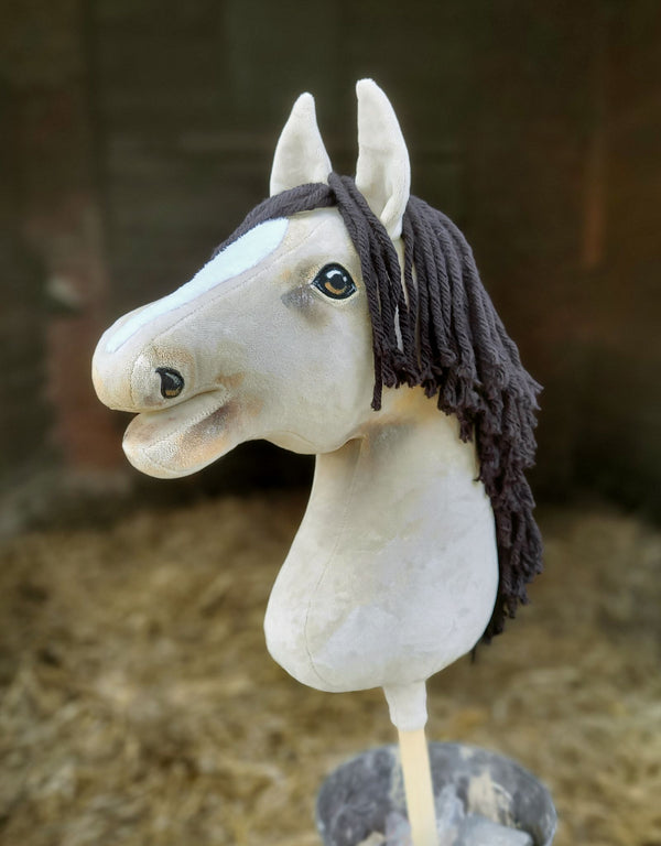 Premium Steckenpferd / Hobby Horse - Hellbraun A3