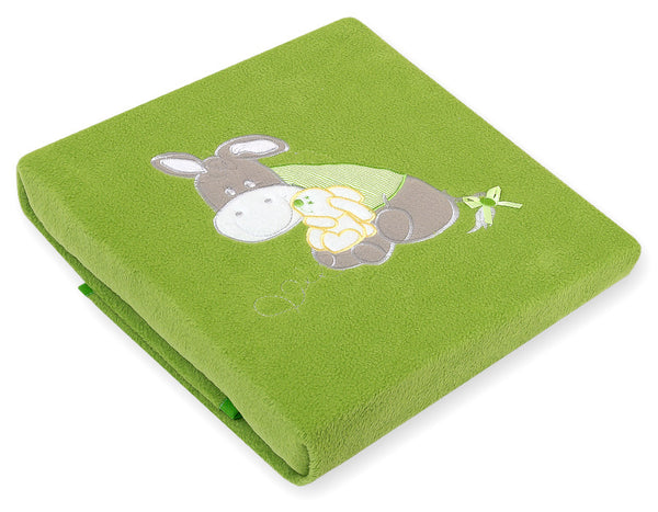 Baby-Fleecedecke - Esel Luca Green
