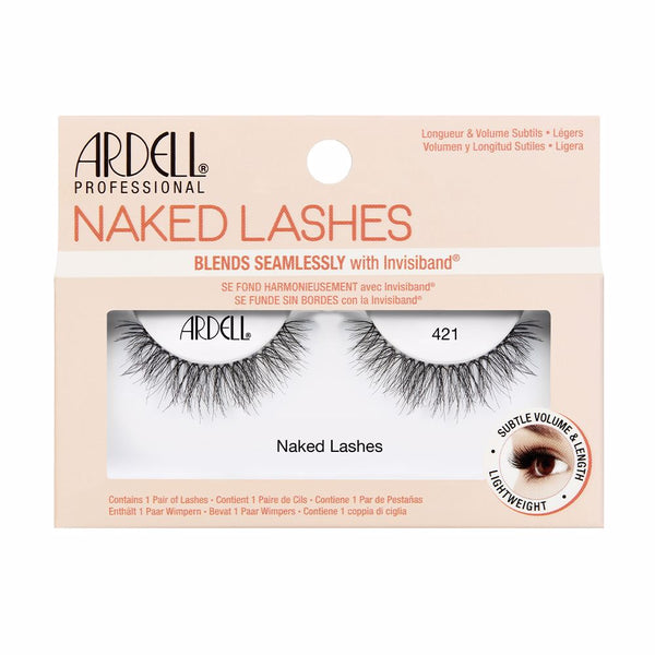 Ardell - Ardell Naked Lashes eyelashes #424 black 1 unit