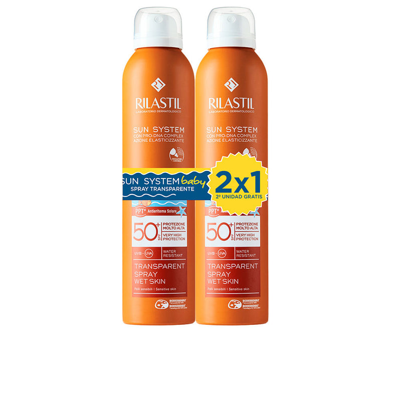 Rilastil - Sun System 50+ Baby Spray Transparente Pack 2 x 200 ml
