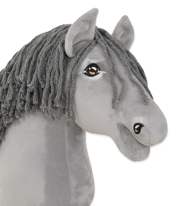 Super Hobby Horse - Super Hobby Horse Premium keppihevonen A3 - harmaa hevonen harmaalla harjalla