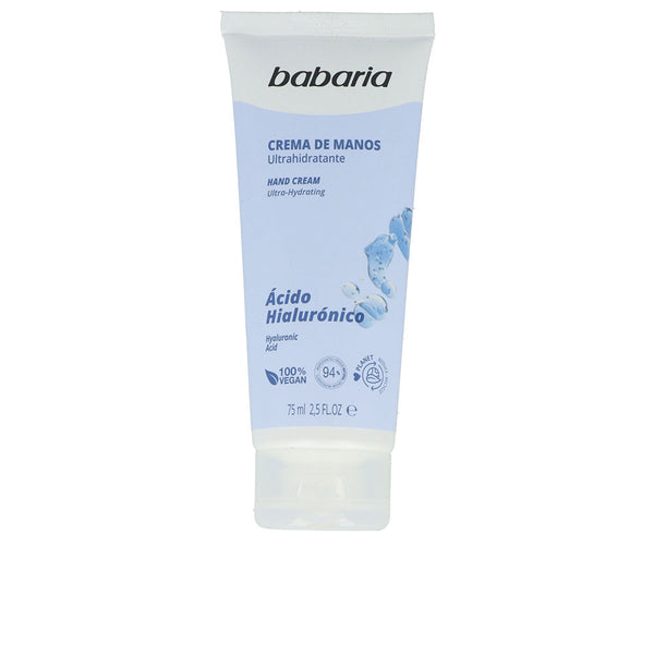 Babaria - Hyaluronic Acid ultra-hydrating hand cream 75 ml