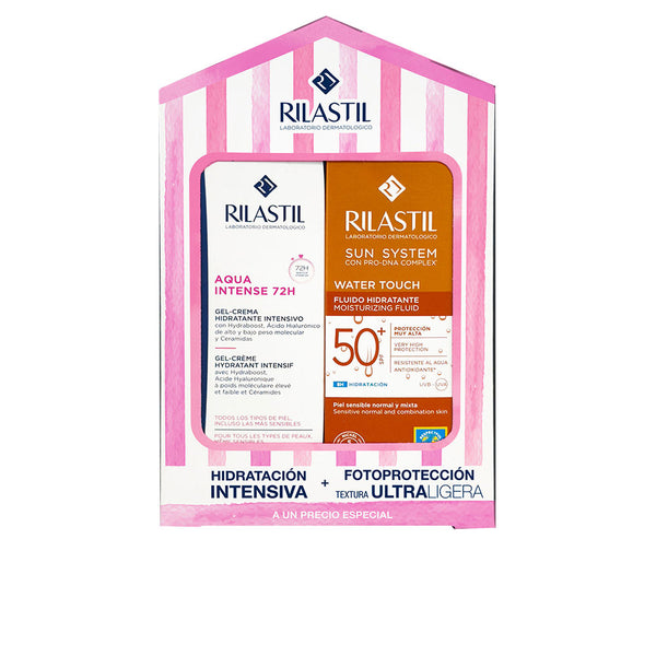 Rilastil - Aqua Intense 72H + Sunscreen Spf50 Case 2 pcs