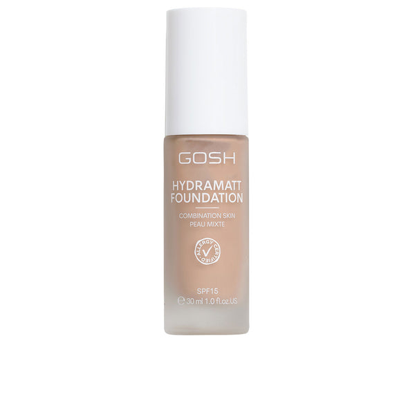Gosh - Hydramatt makeup base Spf15 #008-Medium Red 30 ml