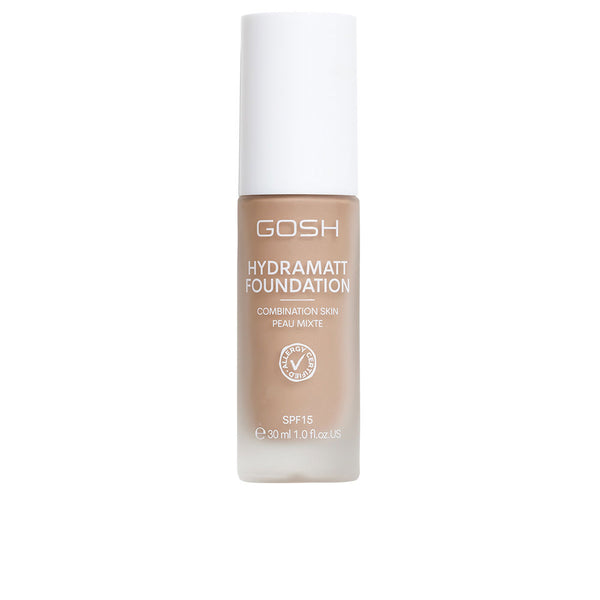 Gosh - Hydramatt makeup base Spf15 #012-medium dark-neutral 30 ml