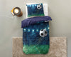 Kinder Bettwäsche-Set Live football Blau 140 x 200/220